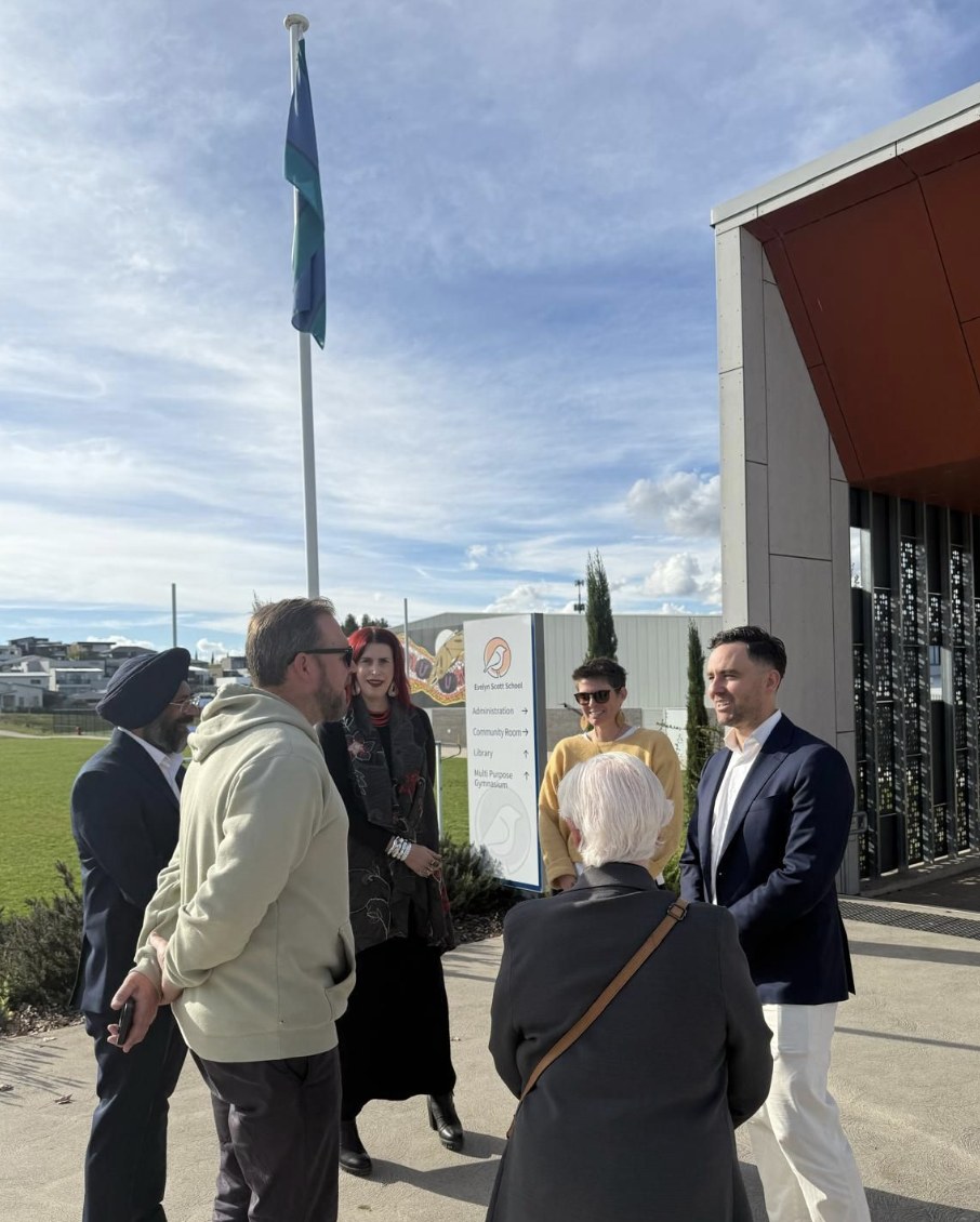 The opening of the ACT's first school-based microforest at Evelyn Scott School