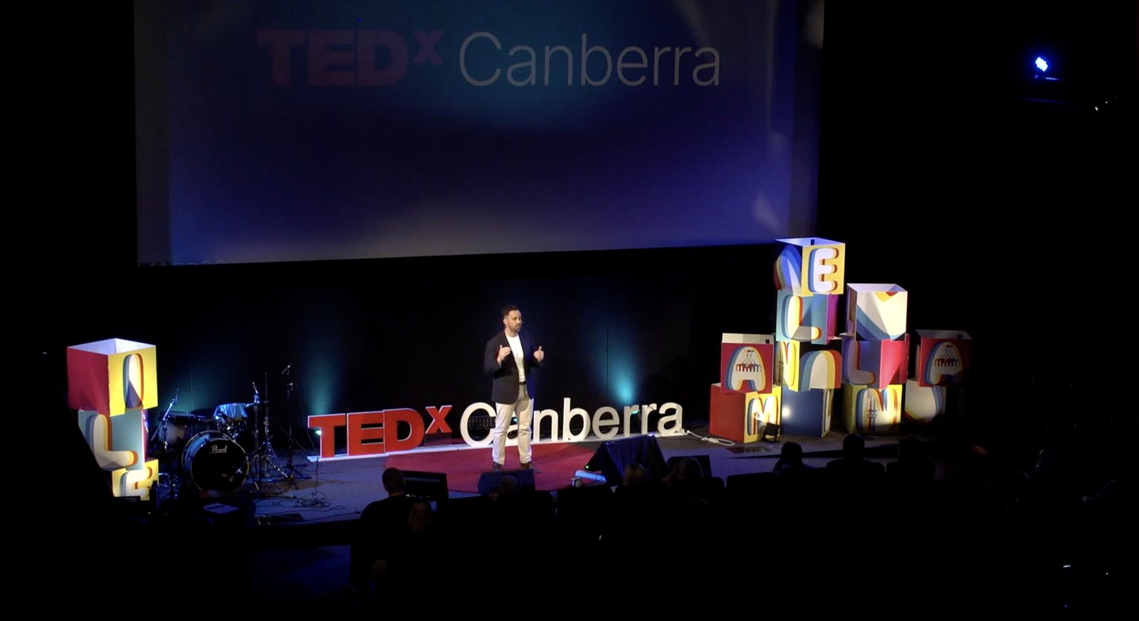 Mitch Porteous on stage